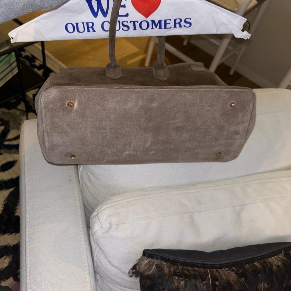 POEMIA ROMA GENUINE SUEDE HANDBAG - Picture 7 of 15